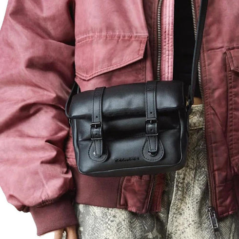 Dr Martens 7 Inch Padded Leather Cross Body Satchel